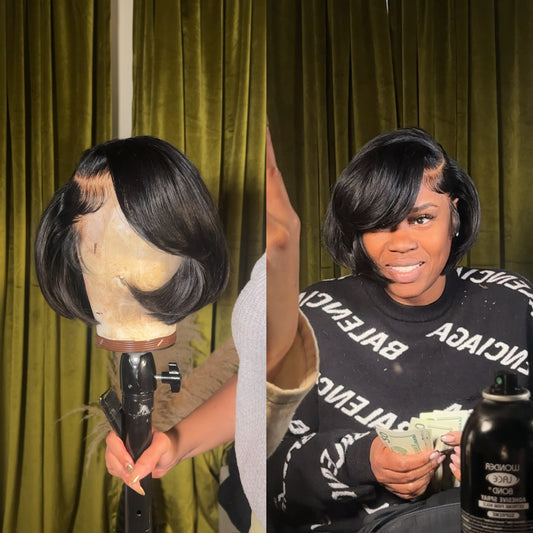 Closure bob wig ( glueless)